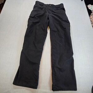 5.11 Tactical Mens Black Ripstop Cargo Pants 34x32 Work Outdoor Trousers